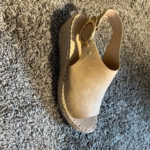 Cute tan wedges
